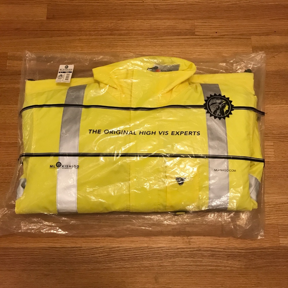 NWT ML Kishigo 9662 Parka High Vis Jacket